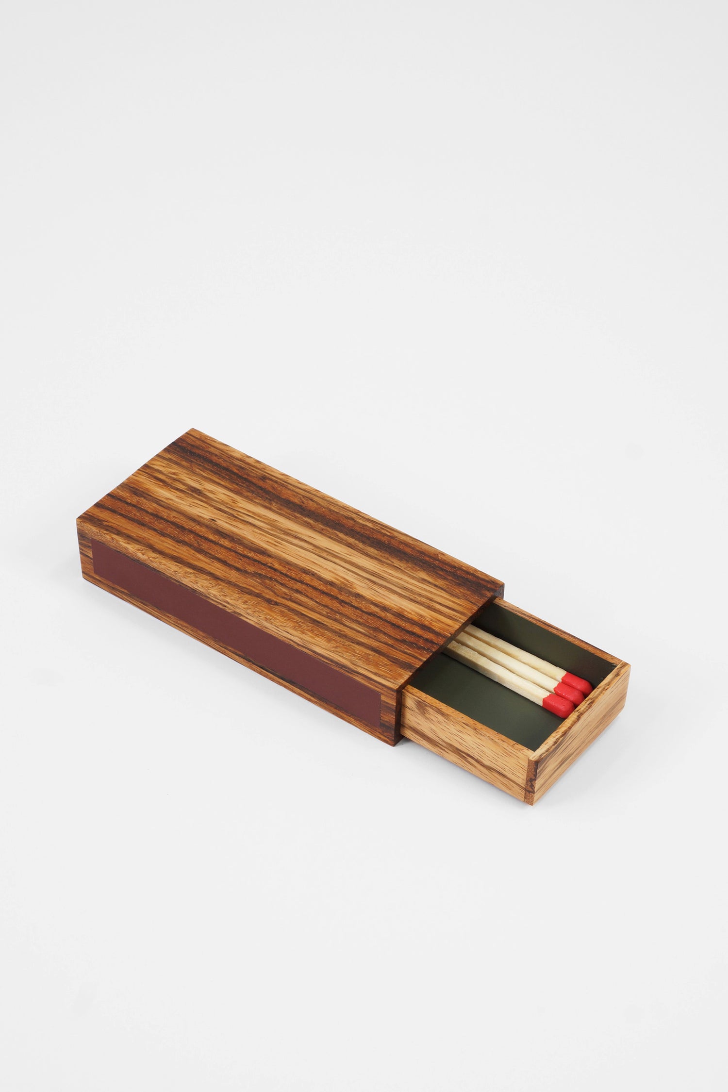 Zebrawood Matchbox