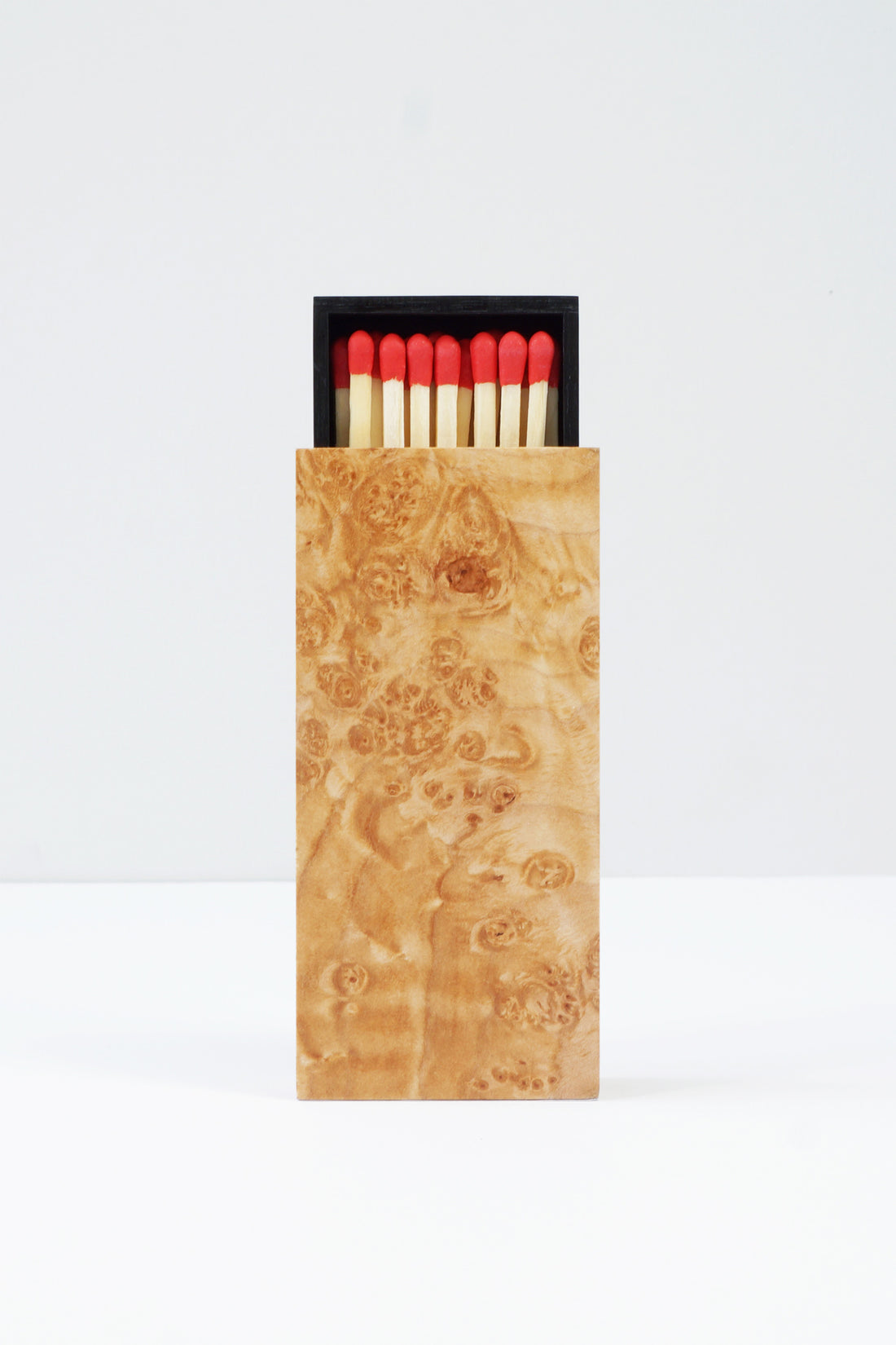 Maple Burl Matchbox