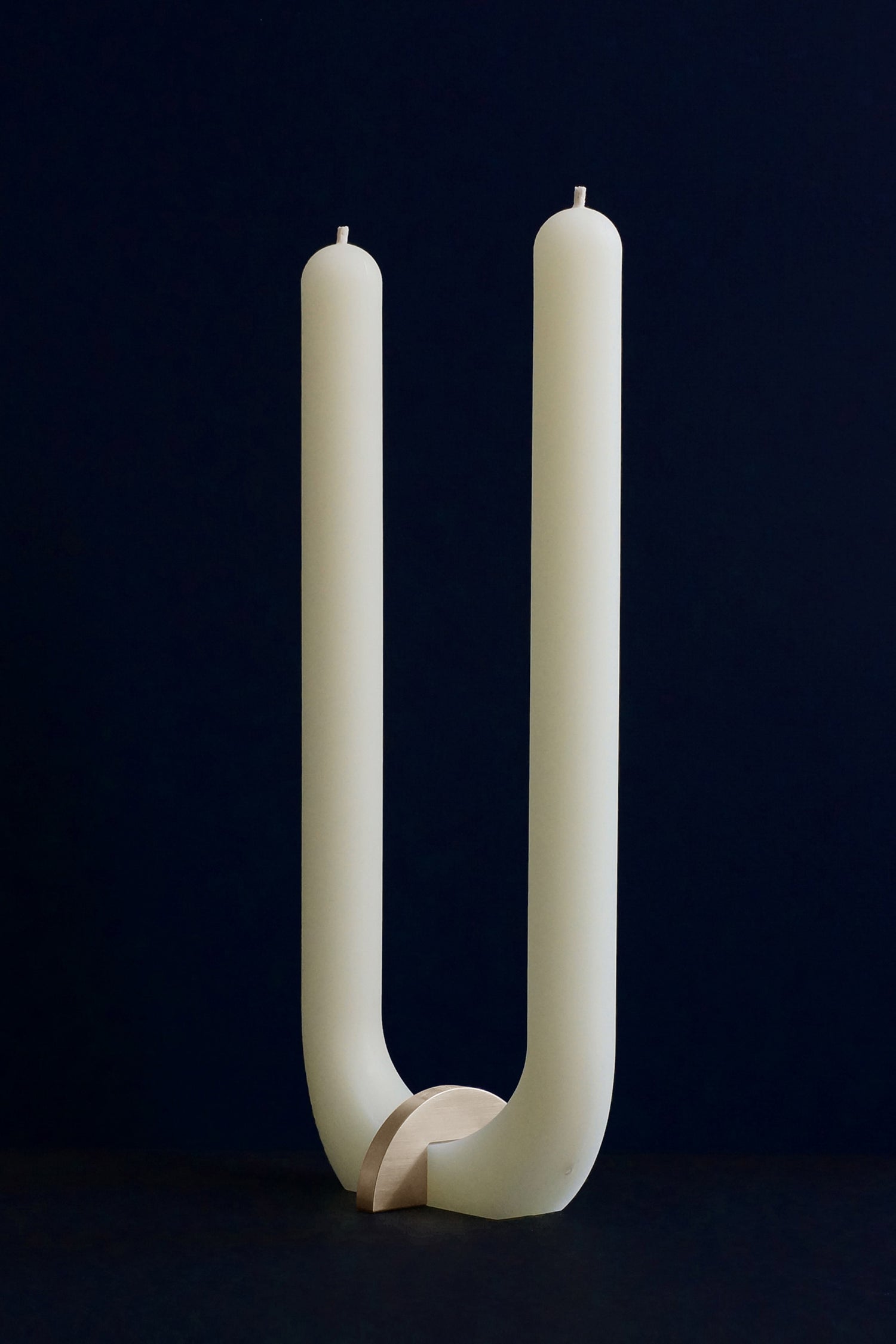 Beeswax Ivory U Candle
